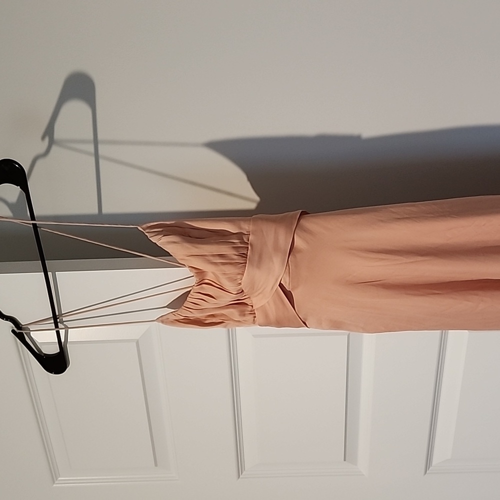 Petal & Pup Peach Midi Dress